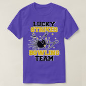 Funny Lucky Strikes Bowling Team T T-Shirt (Design vorne)