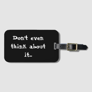 Funny Luggage Tags Gepäckanhänger