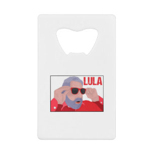 Funny Lula Meme mit Sonnenbrille Geldbeutel Flaschenöffner