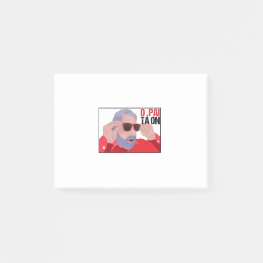 Funny Lula Meme mit Sonnenbrille Post-it Klebezettel (Vorderseite)