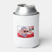 Funny Lula Meme with Sunglasses Dosenkühler (Kanne Vorderseite)