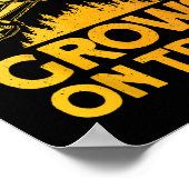 Funny Lumberjack Art for Men Tree Cutter sah Logge Poster (Ecke)