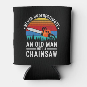 Funny Lumberjack Art Men Vater Chainsaw Arborist W Dosenkühler