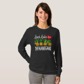 Funny Lunch Ladys Liebe Shenanigans Gnome St Patri T-Shirt (Vorne ganz)