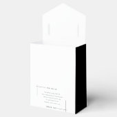 Funny, lustige Fakten minimalistische Hochzeit Geschenkschachtel (Geöffnet)