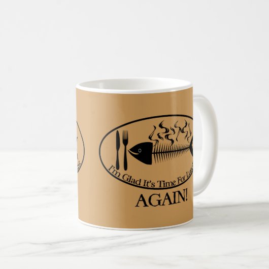 Funny Lutefisk Fish Fish Fish Day Coffee Tasse (VorderseiteRechts)