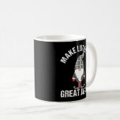 Funny Lutefisk macht Lutefisk Great Again Tomte Gn Kaffeetasse (VorderseiteRechts)