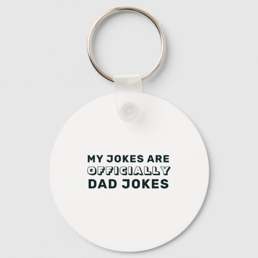 Funny Ly New Dad Daddy Jokes Fathers Day Schlüsselanhänger (Vorderseite)
