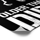 Funny Ly Older Than Dirt Birthday Novelty  Poster (Ecke)