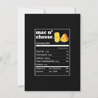 Funny Mac N' Cheese Nutrition Facts Erntedank F Einladung