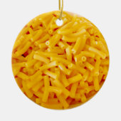 Funny Mac und Käse Gag Geschenk Weihnachtsessen Keramik Ornament (Vorne)