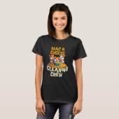 Funny Mac und Käsehamster putzen Crew T-Shirt (Vorne ganz)
