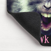 Funny Macaque Foto Mousepad (Ecke)
