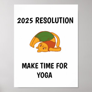 Funny Machen Sie Zeit für Yoga Poster