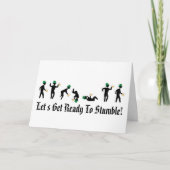 Funny Machen wir uns bereit, den St. Patrick's Day Karte (Vorderseite)