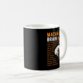 Funny Machinist Geschenke - Machinistisches Gehirn Kaffeetasse (VorderseiteRechts)
