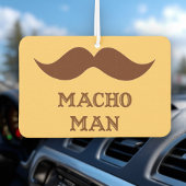 Funny Macho Man Mustache Autolufterfrischer