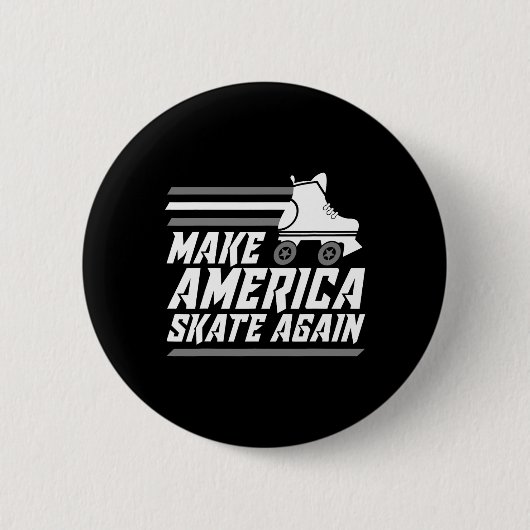 Funny macht Amerika Skate wieder Geschenkroller Sk Button (Vorderseite)