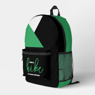 Funny macht eine Wanderung Es ist schön draußen Bedruckter Rucksack