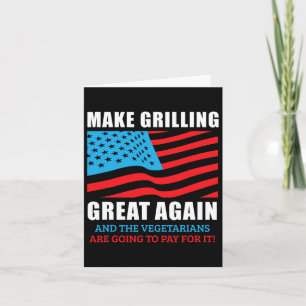 Funny macht Grillen wieder groß für Trump Grillen  Karte
