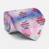 Funny "Macht Obama wieder Präsident" Krawatte (Gerollt)