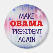 Funny "Macht Obama wieder Präsident" Magnet (Vorne)
