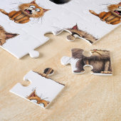 Funny Mad Angry Cats Niedlich Puzzle (Seite)