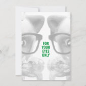 Funny Mad Cat Scientists Purfect Birthday Einladung (Rückseite)