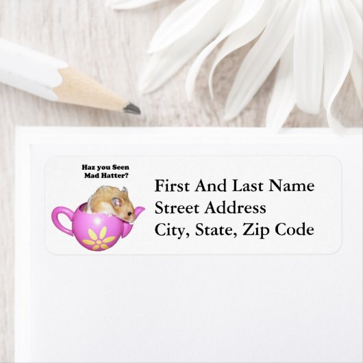 Funny Mad Hatter Dormouse Alice im Wunderland (Insitu)