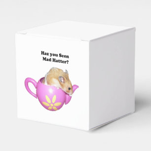 Funny Mad Hatter Dormouse Alice im Wunderland Geschenkschachtel