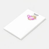 Funny Mad Hatter Dormouse Alice im Wunderland Post-it Klebezettel (angewinkelt)