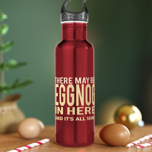 Funny mag hier sein Weihnachtswasserflasche Trinkflasche
