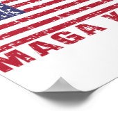 Funny MAGA King Trump Fan Poster (Ecke)