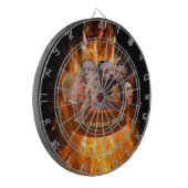 Funny MAGA Republican Hell in einem Handkorb 2024- Dartscheibe (Vorderseite Links)