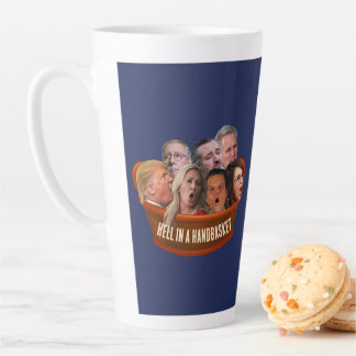 Funny MAGA Republikaner hellen in einem Handkorb K Milchtasse