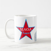 Funny MAGA Tees Trump Clown Politischer Kaffee Tas Kaffeetasse (Links)