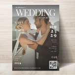 Funny Magazine Cover Dark Foto Einzigartige Hochze Save The Date<br><div class="desc">Überraschen Sie Ihre Lieben mit dieser hocheleganten Einladung,  mit Ihrem individuellen Foto und Details. Fügen Sie einfach alle Ihre Daten hinzu,  indem Sie auf "Personalisieren" klicken.</div>