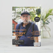 Funny Magazine Editorial Foto 78. Einladung (Stehend Vorderseite)