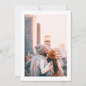 Funny Magazine Newspaper Wedding Foto Save The Date (Rückseite)