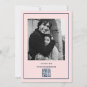 Funny Magic Ball Pink Dar blau Save the Date (Rückseite)