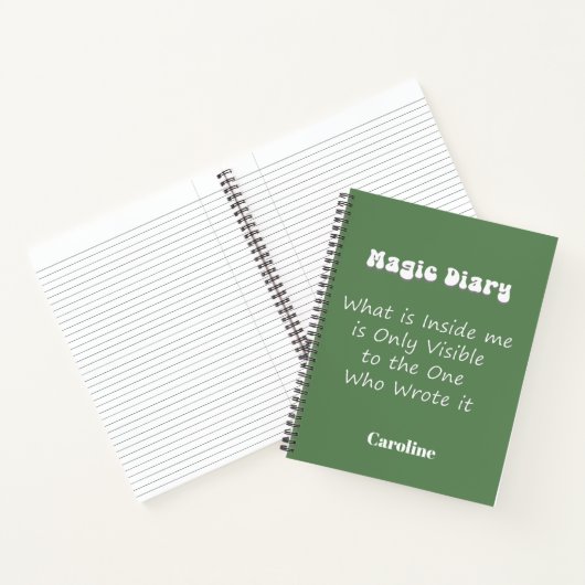 Funny Magic Diary Notebook Notizblock (Innenseite)