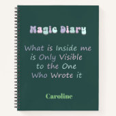 Funny Magic Diary Notizblock (Vorderseite)