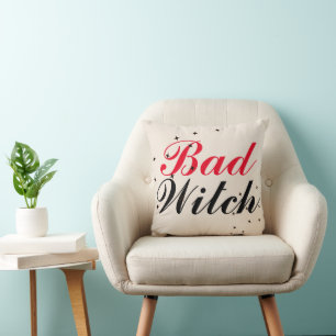 Funny magic glücklich halloween Bad witch Kissen