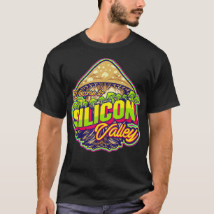 Funny Magic Mushroom Design für San Francisco Tech T-Shirt