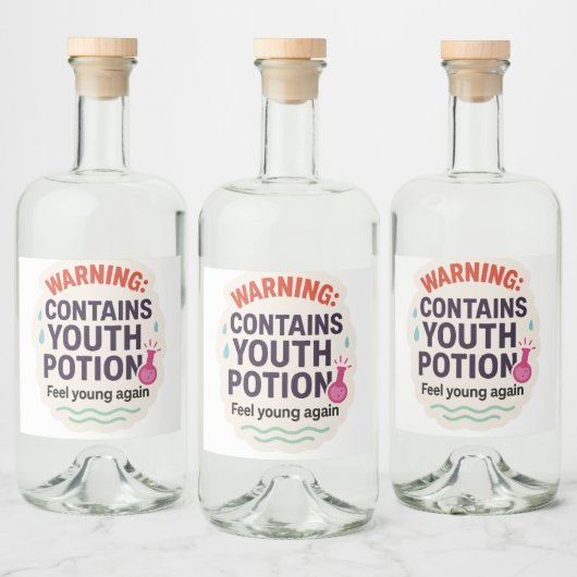 Funny Magical Elixir Design Alkoholflaschenetikett (Flaschen)
