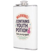 Funny Magical Elixir Design Flachmann (Links)