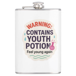 Funny Magical Elixir Design Flachmann