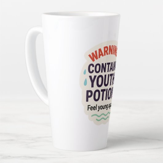 Funny Magical Elixir Design Milchtasse (Linke Ecke)