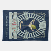 Funny Magical Martini Cocktail Personalisiert Geschirrtuch (Horizontal)