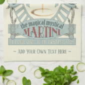 Funny Magical Martini Cocktail Personalisiert Kitc Geschirrtuch (Gefaltet)
